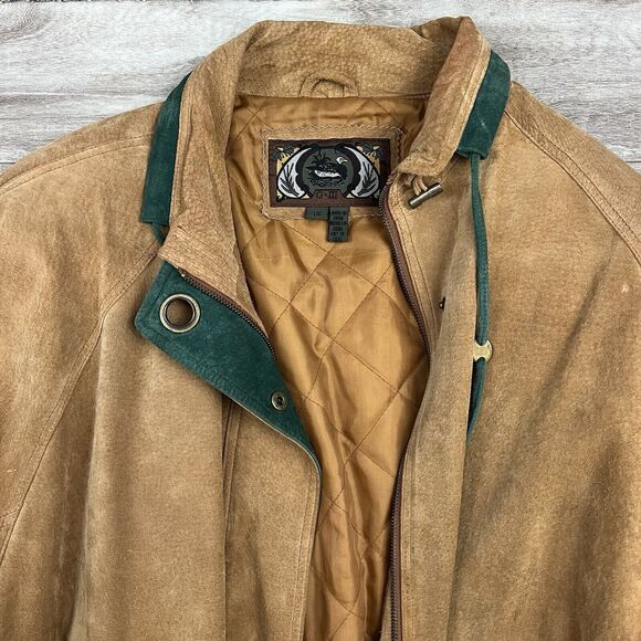 Vintage Global Identity G-III Suede Chore Coat 90s - Picture 3 of 16
